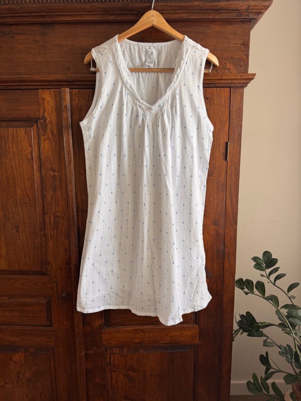 Aria Lace Floral Short Nightgown